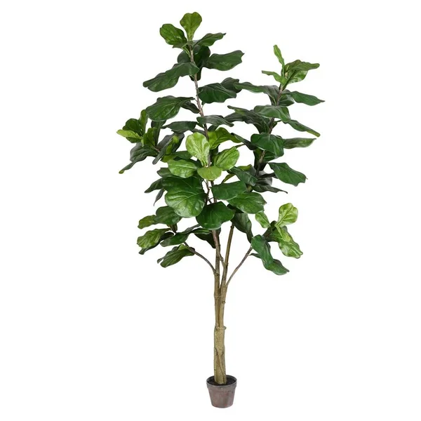 Vickerman Tb180284 7& Potted Fiddle Tree 89lvs