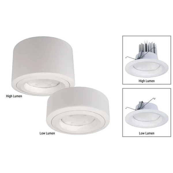 Halo PR6S 6x22 LED Surface Mount Downlight - Field Selectable 2000-4000 Lumens