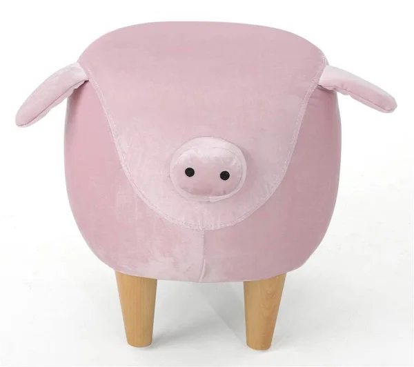 Christopher Knight Home Burton Velvet Pig Ottoman - Pink