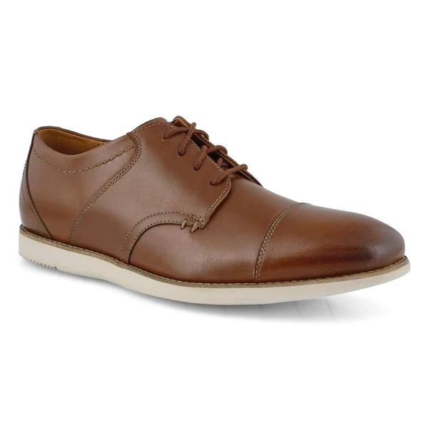 Clarks Men's Raharto Vibe Oxford Size 8.5-M Tan