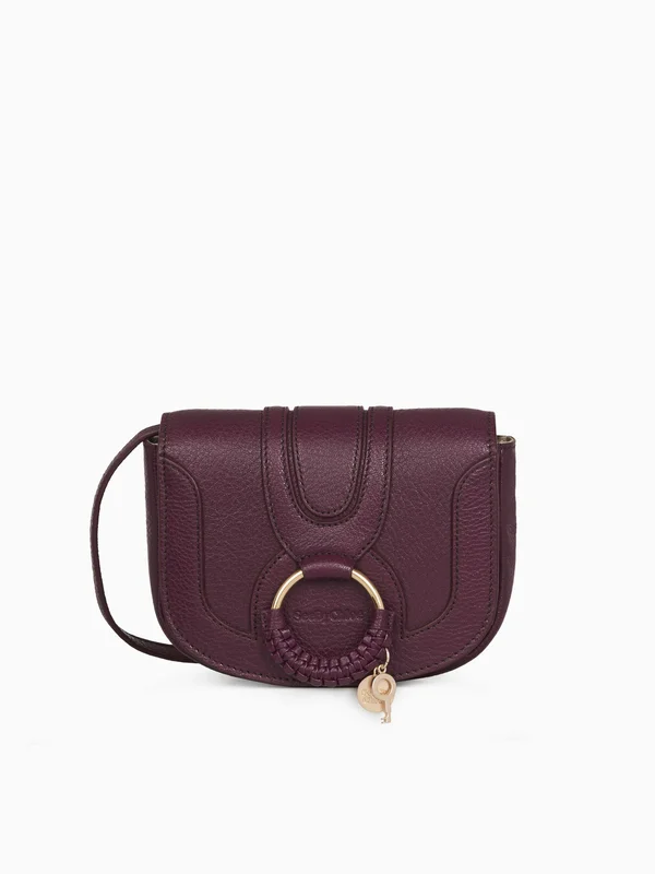 See by Chloé Women's Hana Leather Chain Wallet - Dark Purple One-Size