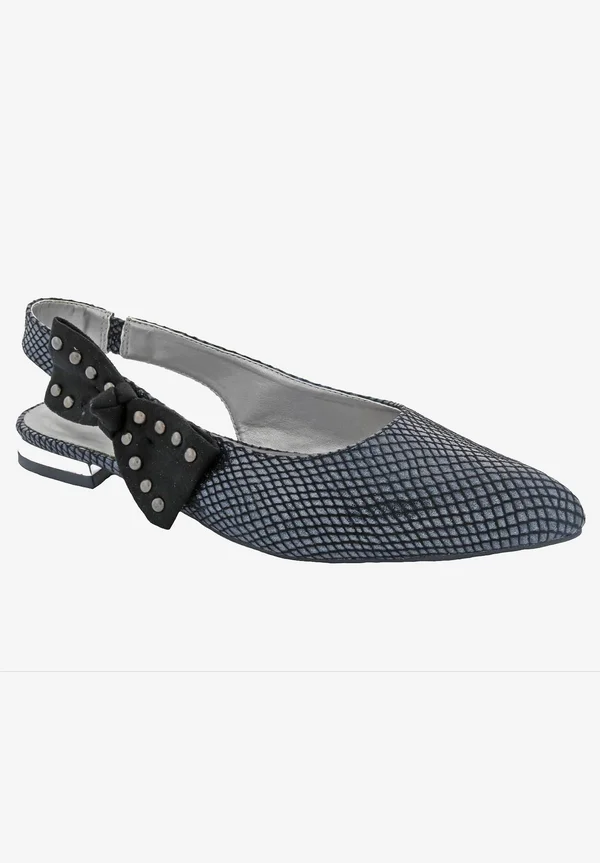 Bellini Women's Flawless Slingback Flat - Size: 10, Black Polyurethane