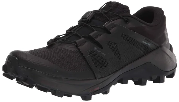 Salomon Men's Wildcross GTX Shoe - 9.5 - Black - Black, Black