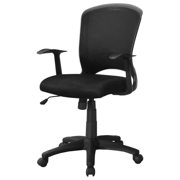 Monarch Specialties Mesh Mid-Back/Multi-Position Office Chair - Black