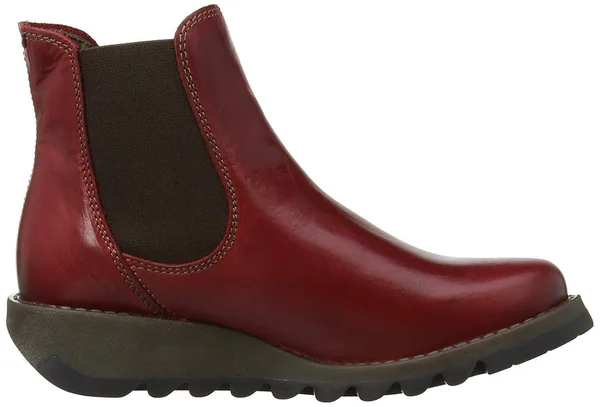 Fly London Salv Leather Bootie, Red, 41