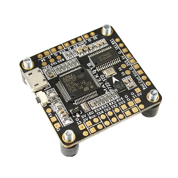 Matek Systems F722-STD Flight Controller w/ F7 - 32K Gyro, BFOSD, Barometer