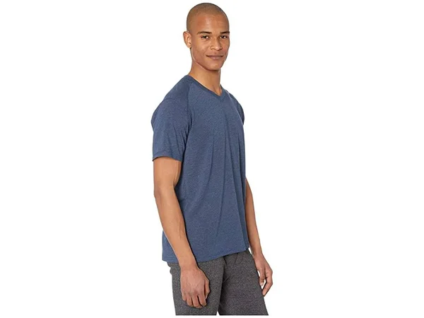 Tasc Performance Carrollton V-Neck Tee Men's T Shirt Classic Navy : MD