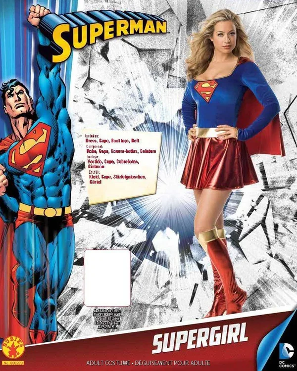 Rubie&s Costume Women's Supergirl Costume - Red/Blue, Plus Size