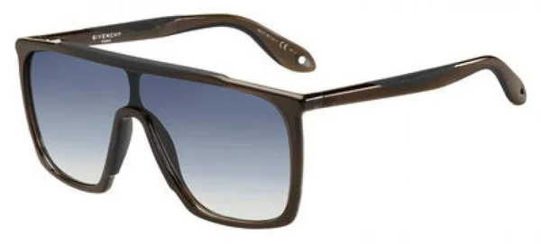 Givenchy GV 7040/S 0TEM-9O Black White Shield Sunglasses