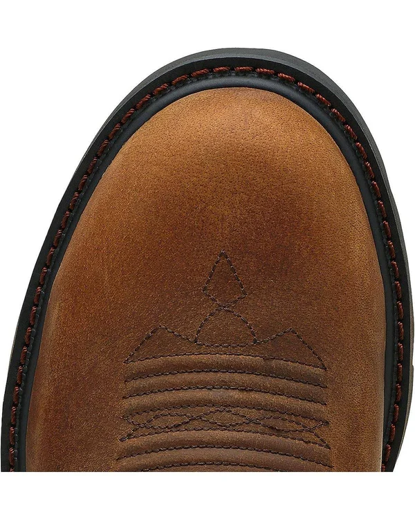 Ariat Men's Groundbreaker Steel Toe Boots Brown 11.5 D