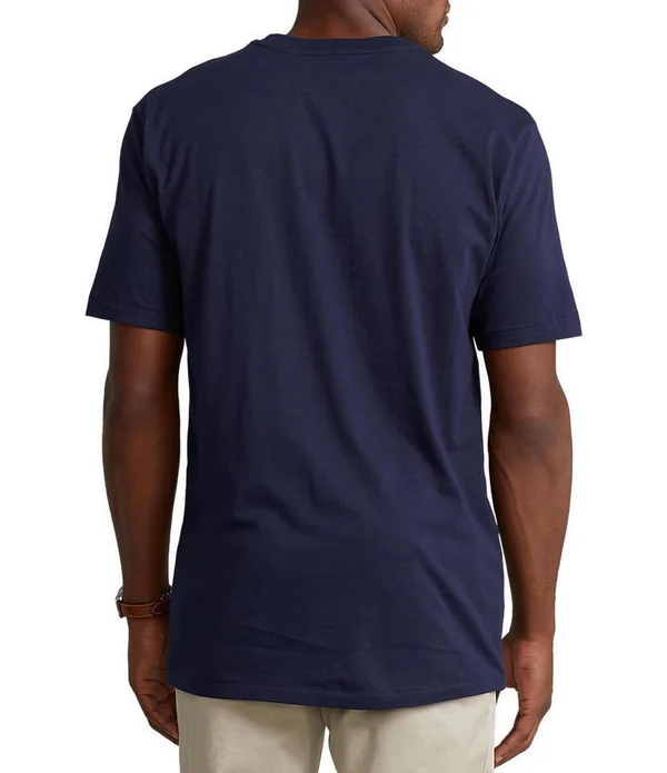 Polo Ralph Lauren Men's Big and Tall Pocket Cotton T-Shirt - Red