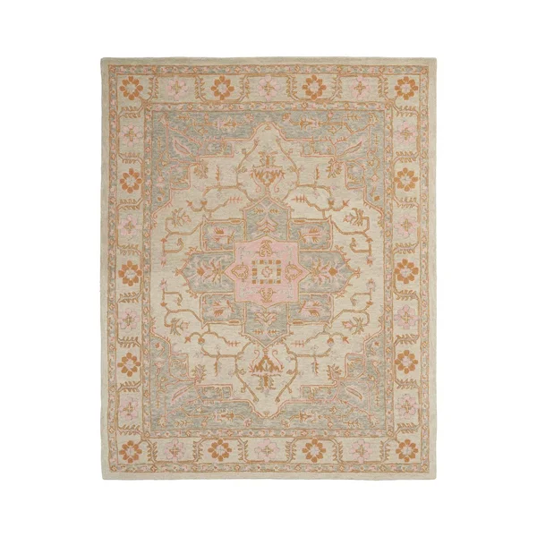 Nourison 5&3x22 x 7&5x22 Sand Jazmine JAZ01 Area Rug