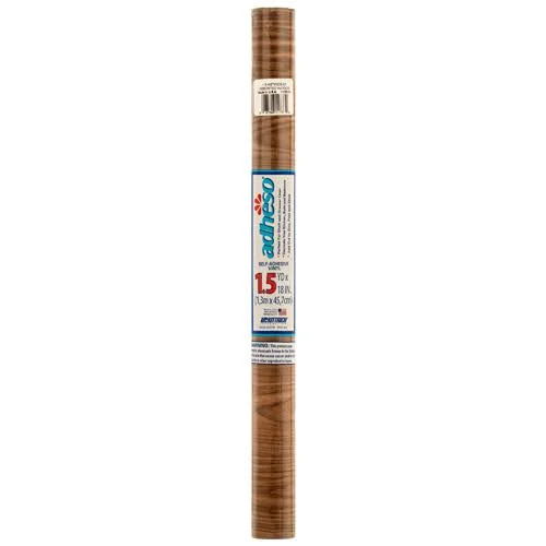 Kittrich Shelf Liner 1.5 yd x 18 Adheso Wood Dsgn - Wholesale, Bulk (Pack of 48)