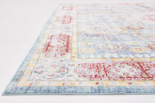 Unique Loom Trill Austin Square Rug - 8& x 8& Blue