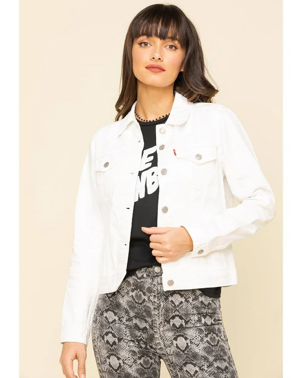 Levi&s Original Trucker Jacket - Women's - White Lie M