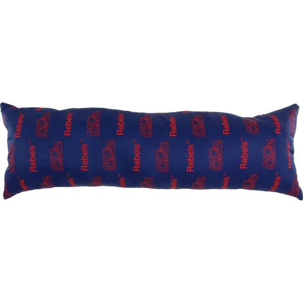 College Covers Body Pillow; Mississippi Rebels