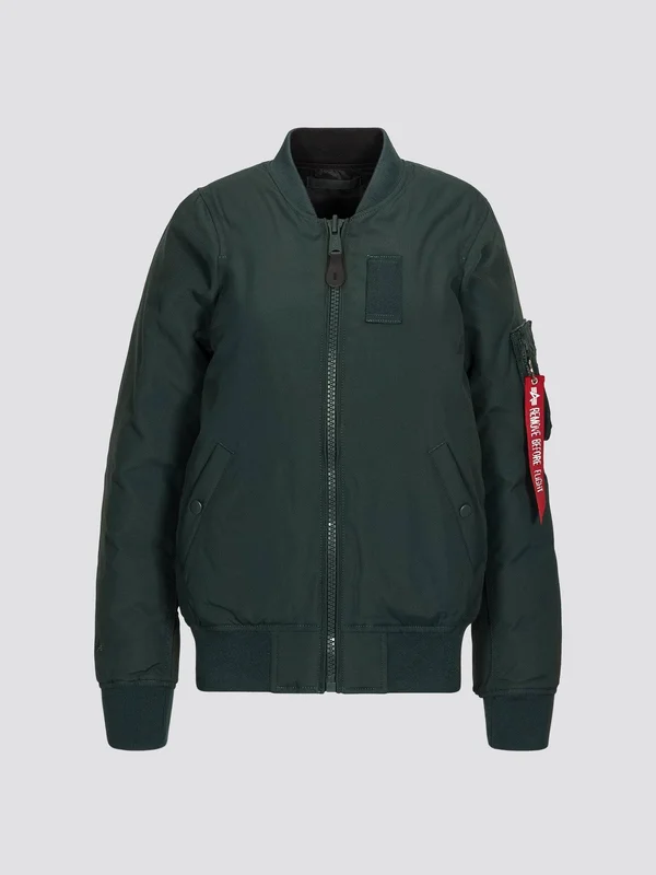 MA-1 Down Flight Jacket W, Patrol Green, S, Alpha Industries
