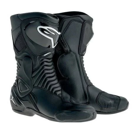 Alpinestars Smx-6 Mens Racing Boots Black, Men's, Size: 42 EUR