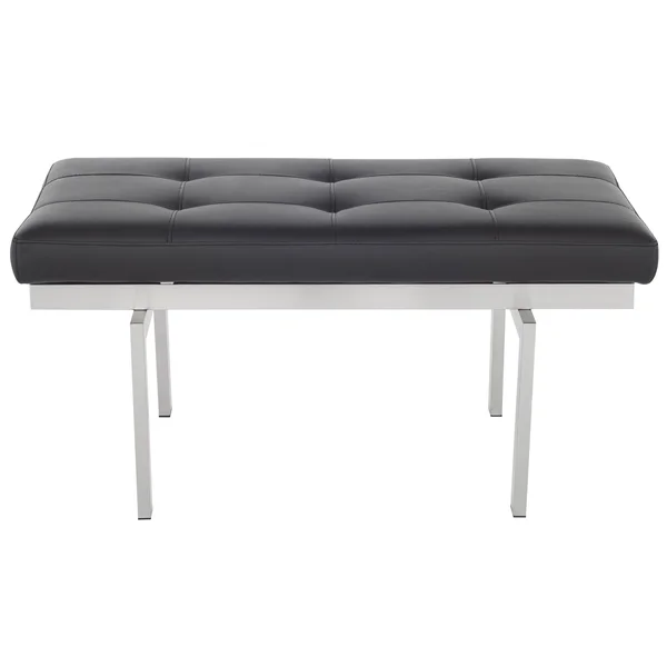 Nuevo Louve Occasional Bench - Black