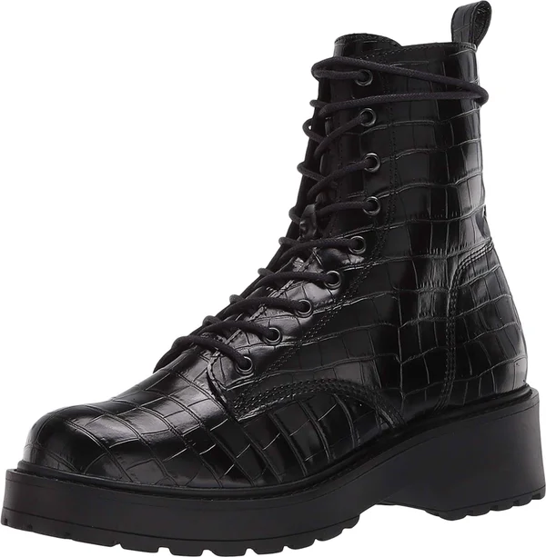 Steve Madden Tornado Boot (Black Croco) Women's Boots