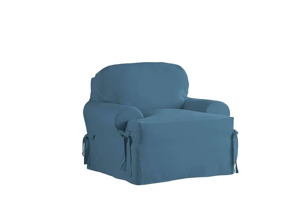 Serta Relaxed Fit Duck Furniture Slipcover for T-Chair, Indigo