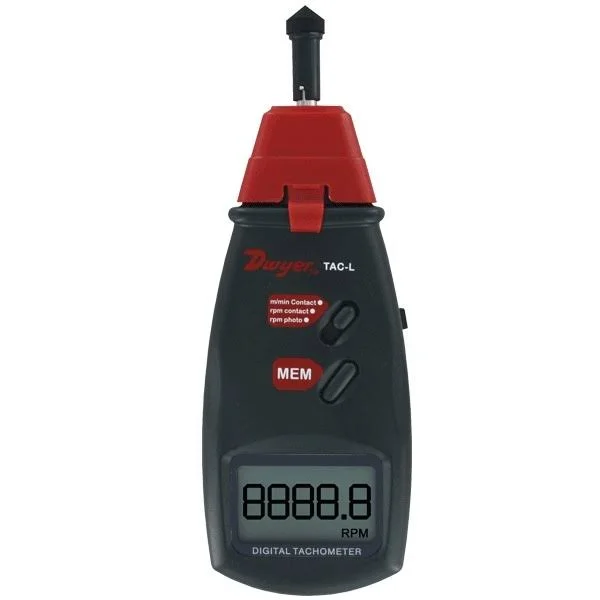 Portable Digital Tachometer - Contact/Non-Contact - Dwyer TAC-L