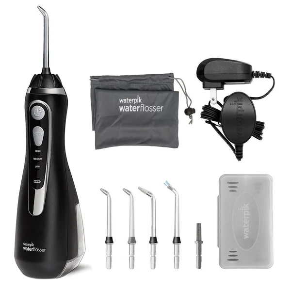Waterpik Cordless Advanced Water Flosser, Black