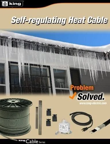 King Srp126-6 SRP Self-Regulating Pre-Assembled Cable 6 ft 120V 36W