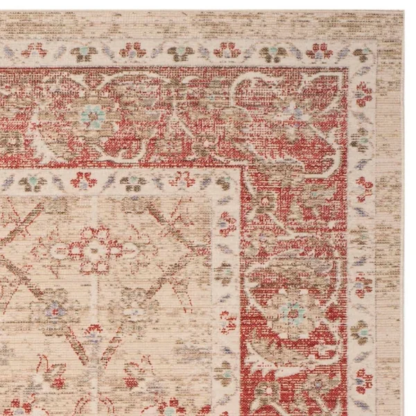 Safavieh Windsor Lucia Framed Floral Rug, Beige