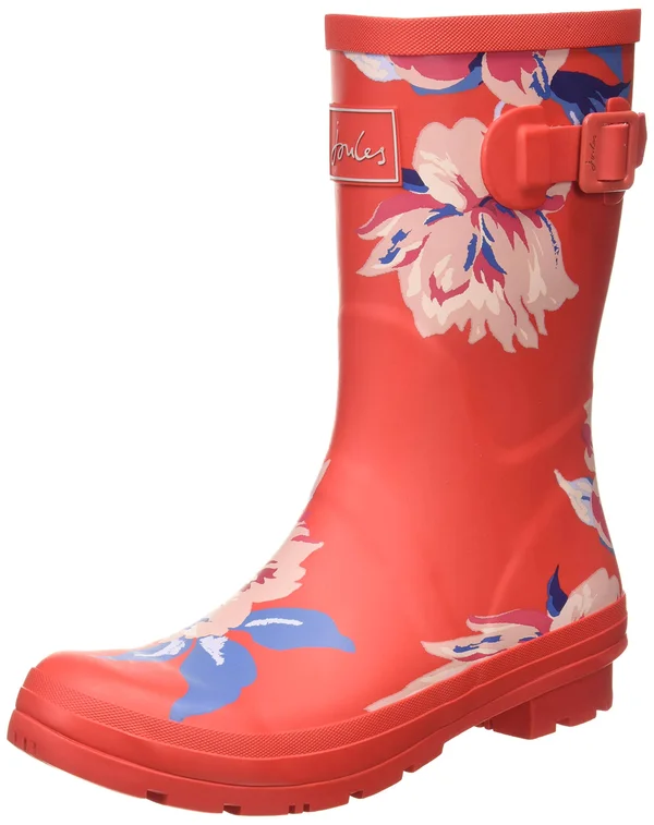 Joules Molly Welly Women's Rain Boots 9062869 - 11 B - Medium - Red
