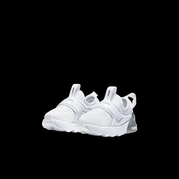 Nike Kids& Toddler Air Max 270 Extreme Casual Shoes in White/White Size 8.0