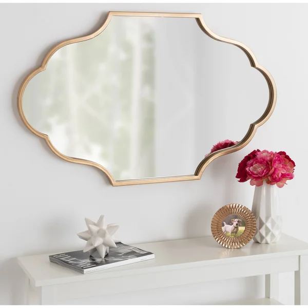 Kate and Laurel Rowla Framed Wall Mirror - 18x24 - Black