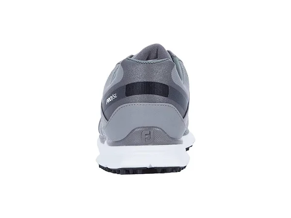 FootJoy Pro|SL Spikeless Golf Shoes - Gray/Black 7.5 Medium