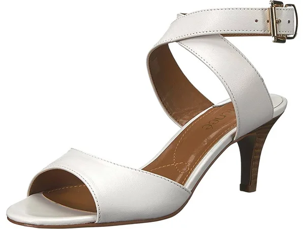 J. Renee Women's Soncino Ankle Strap Sandal, Size: 9, White