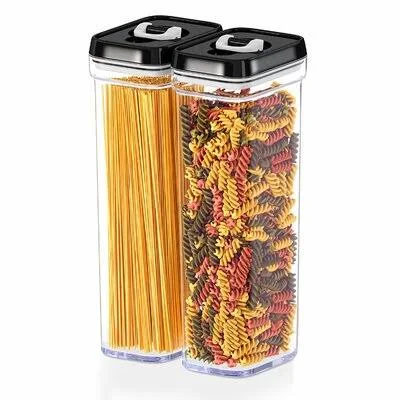 2 Container Food Storage Set Prep & Savour Color: Black