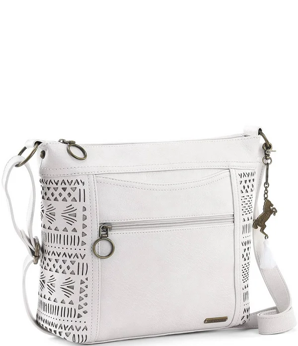 Sakroots Arcadia Finn Crossbody (Stone Tribal Beauti)