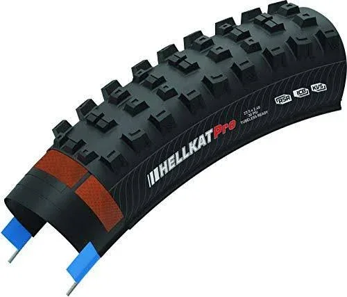 Kenda Hellkat Pro DH Tire: 27.5x22 x 2.40x22 Wire Bead, Black