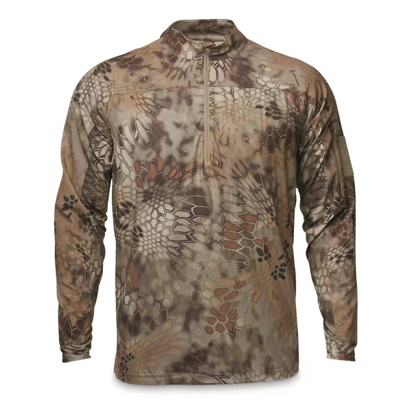 Kryptek Valhalla Long Sleeve Zip Shirt Highlander Large