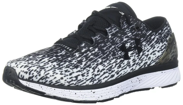 Under Armour Charged Bandit 3 Ombre Running Shoe - Men's White/Black