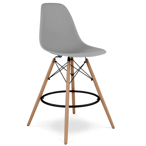Modholic Eiffel 28x22 Counter Height Stool, Gray