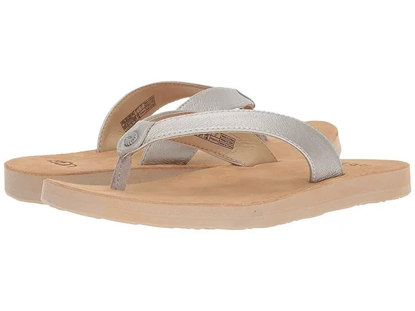 Ugg Tawney Metallic (Silver) Women's Sandals