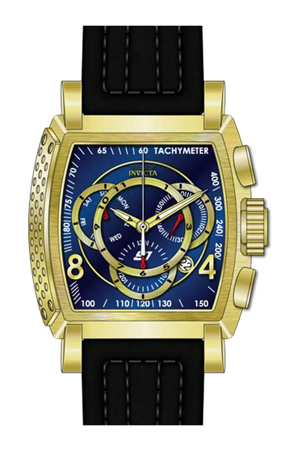 Invicta Men's 27951 S1 Rally Quartz Multifunction Blue - Gold Dial Watch