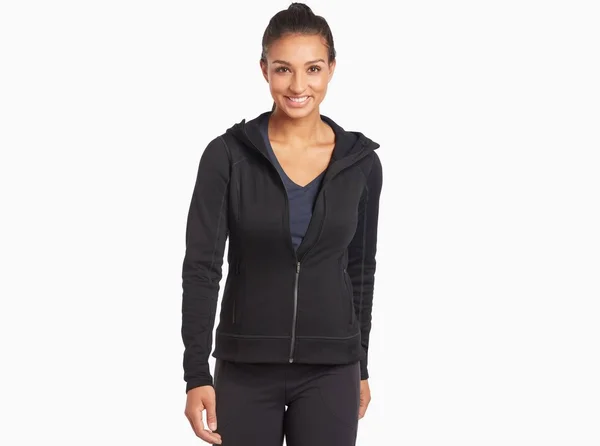 Kuhl W's Dynawool Skuba Hoody, Raven, M
