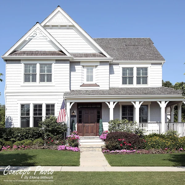 60x22W x 27 1/2x22H x 1x22P (11/12) Pitch Athens Architectural Grade PVC Gable Pediment