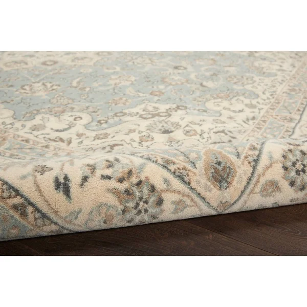 Copper Grove Natrang Floral Area Rug - Grey/Ivory 2&6x22 x 12& Runner