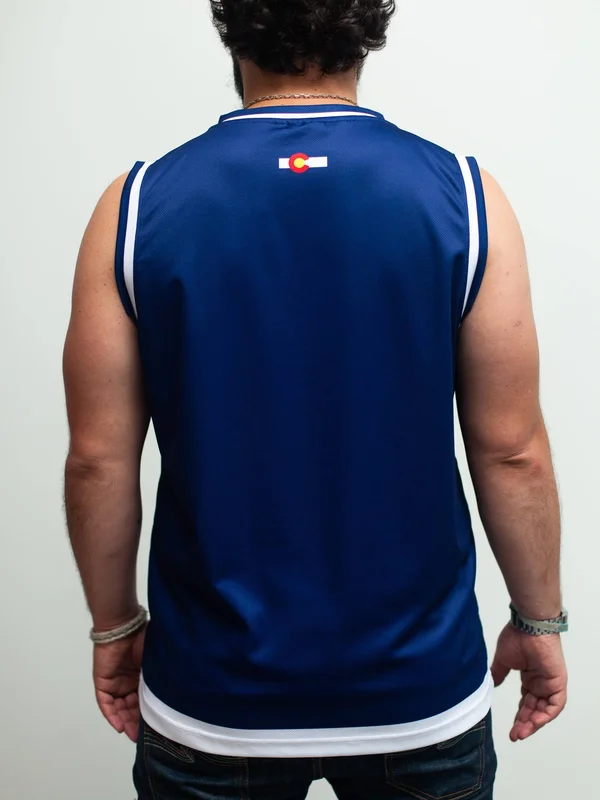 Colorado Avalanche Alternate Hockey Tank M, Navy Blue, Polyester