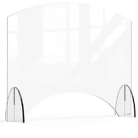 Rosseto AG009 Avant Guarde 36x22 x 28x22 Acrylic Sneeze Guard