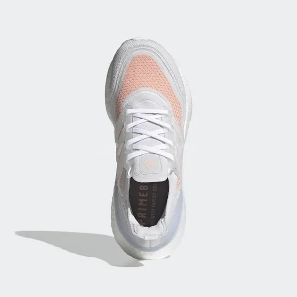 Adidas Wmns Ultra Boost 2021 Crystal White Glow Pink - Size 6 Women