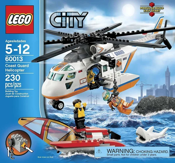 Lego City Coast Guard Helicopter - 60013