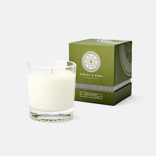 Gibson & Dehn Norway Spruce, Single Wick Candle, 8 oz.